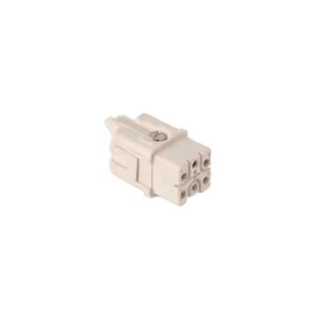 Molex Crimp Wire Connector, Gray, Polycarbonate Insulation, 400 V, 16 A 7605.5801.0
